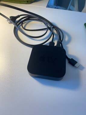 Apple TV HD 4k (1st/2nd Gen) Streaming Box with Power and HDMI Cables